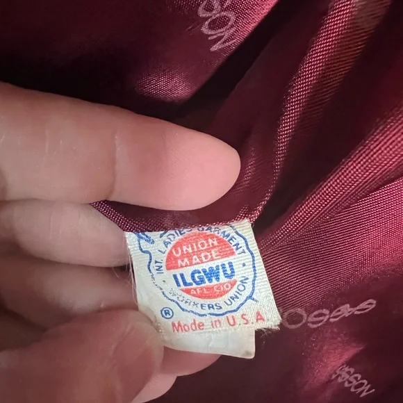 Vtg Sasson Juniors Sz 9 Full Zip Faux Fur Coat - Picture 14 of 16